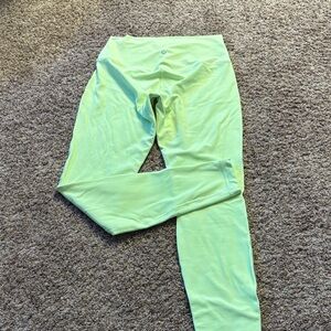 Lululemon Athletica Lime Green Leggings